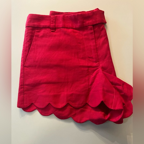 J.Crew size 12 women’s red shorts - Picture 3 of 4